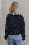 Cooper - Feeling The Sparkle Knit For A Queen Jersey in Navy