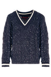 Cooper - Feeling The Sparkle Knit For A Queen Jersey in Navy