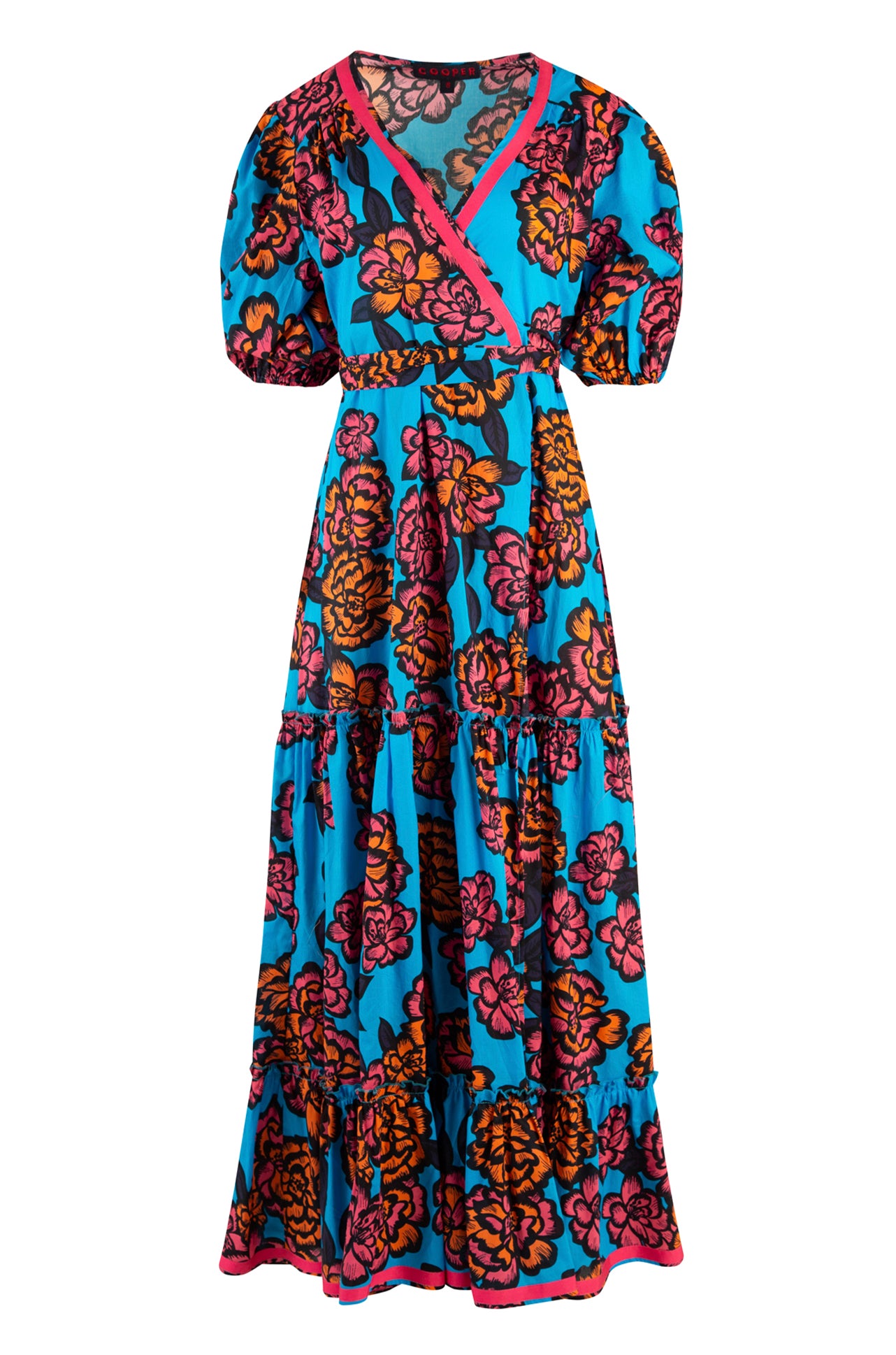 Cooper - All Things Bright & Beautiful Wrap It Up Dress in Blue