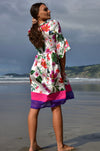 Cooper - Satin Returns Floral Hemmingway Dress