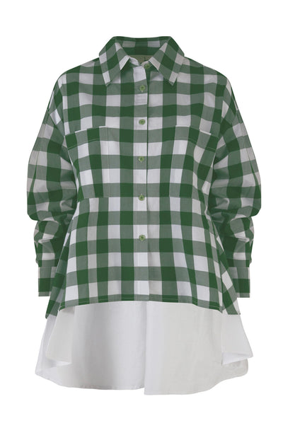 Curate - Lay A Table Double Feature Top in Khaki