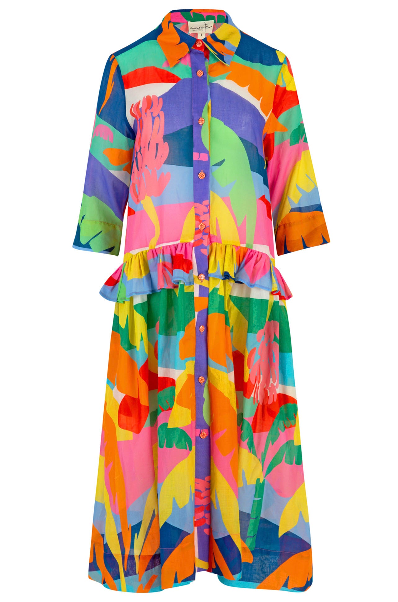 Curate - Tropicana Travelling Shirty Summer Dress