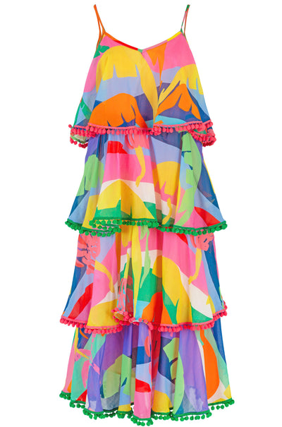 Curate - Tropicana Travelling Twinkle Rose Dress