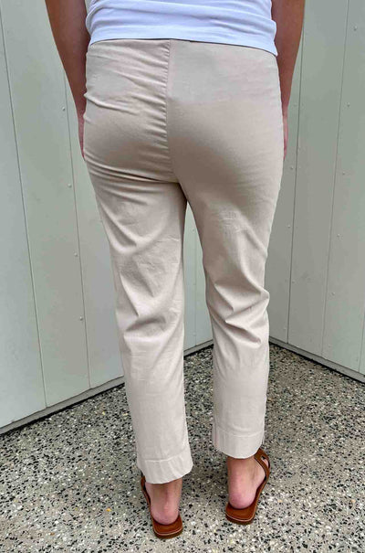 Mela Purdie - Cropped Pant in Pearl