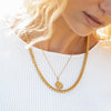 Nicole Fendel - Cross Of The Earth Necklace in Gold