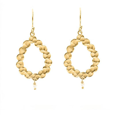 Nicole Fendel - Demi Earrings in Gold & Freshwater Pearl