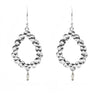 Nicole Fendel - Demi Earrings in Silver & Freshwater Pearl