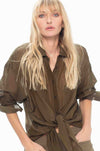 Mela Purdie - Double Pocket Shirt In Silk Cotton Voile