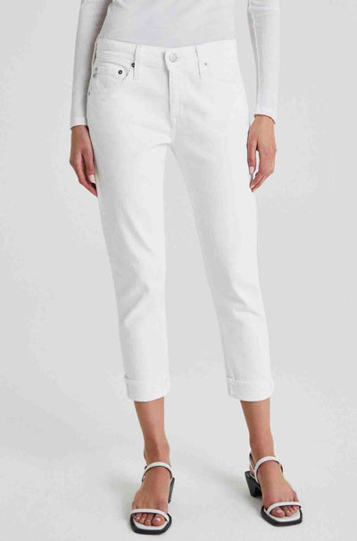 AG Jeans - Ex-Boyfriend Slim in 1 Yr Tonal White