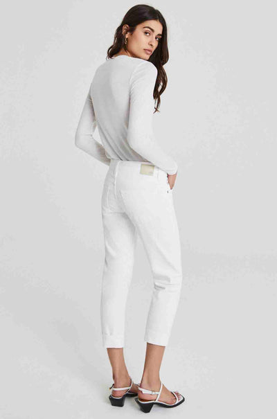 AG Jeans - Ex-Boyfriend Slim in 1 Yr Tonal White