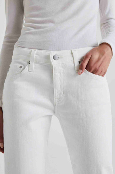 AG Jeans - Ex-Boyfriend Slim in 1 Yr Tonal White