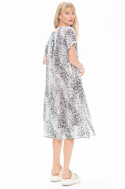 Mela Purdie - Transit T Dress In Lima Print Silk