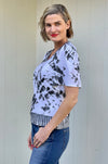 Faber - Tie Dye Short Sleeve Top