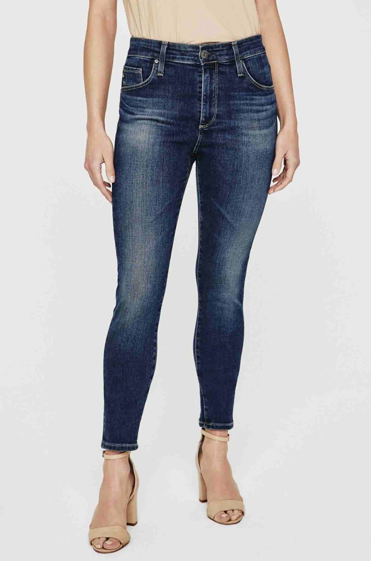 AG Jeans Farrah Skinny Ankle in Statford Zambezee