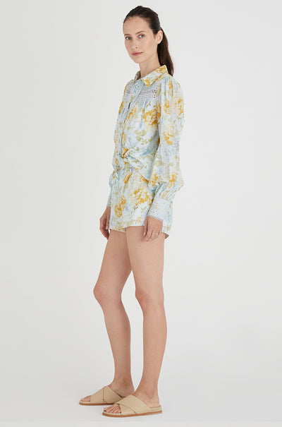 We Are Kindred - Giovanna Paper Bag Shorts With Drawstring
