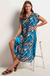 Mela Purdie - Glide Dress in Bahamas Print Silk