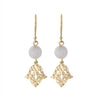 Nicole Fendel Jewellery - Jacintha Beaded Earring in Soft Gold