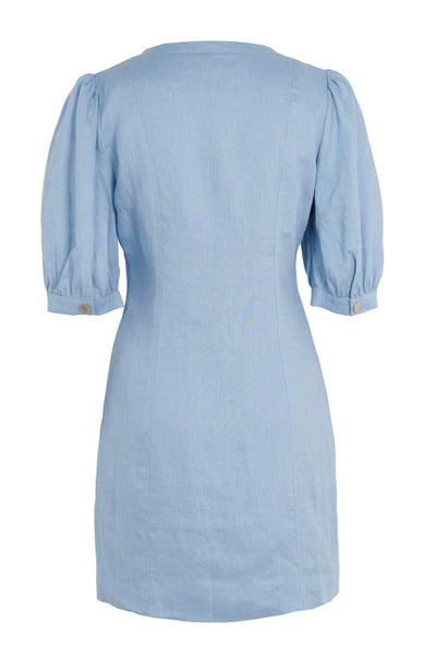 We Are Kindred - Lucia Puff Sleeve Button Through Mini Dress
