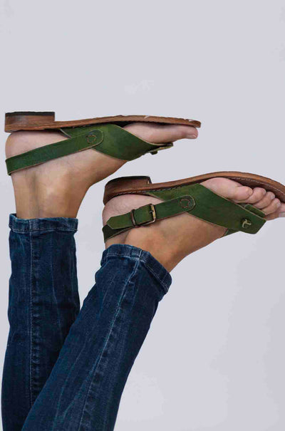 Inkolives - Lido Azzurro Verde Sandals