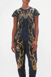 Camilla - Moonlight Melodies Slim Fit Round Neck T-Shirt
