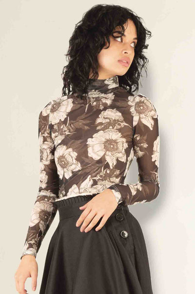 Trelise Cooper - Mesh With Me Neck Of The Woods Top in Vintage Floral