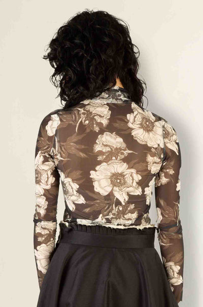 Trelise Cooper - Mesh With Me Neck Of The Woods Top in Vintage Floral