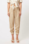 Once Was - Jolie Raw Edge Jogger in Sand