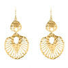 Nicole Fendel - Rashida Statement Earrings in Gold