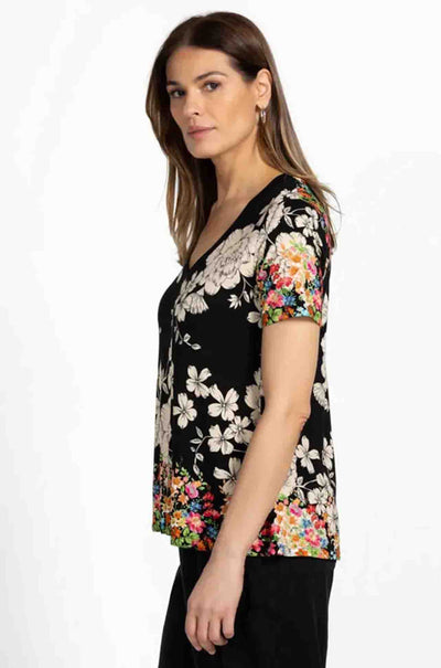 Johnny Was - Redland Favourite S/S V-Neck Swing Tee