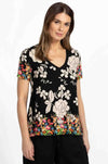 Johnny Was - Redland Favourite S/S V-Neck Swing Tee