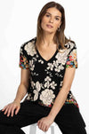 Johnny Was - Redland Favourite S/S V-Neck Swing Tee