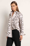 Mela Purdie - Relaxed Pocket Shirt in Python Print Popilene