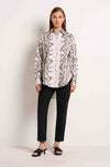 Mela Purdie - Relaxed Pocket Shirt in Python Print Popilene