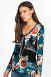 Johnny Was - Rosabel Favourite L/S V-Neck Tee