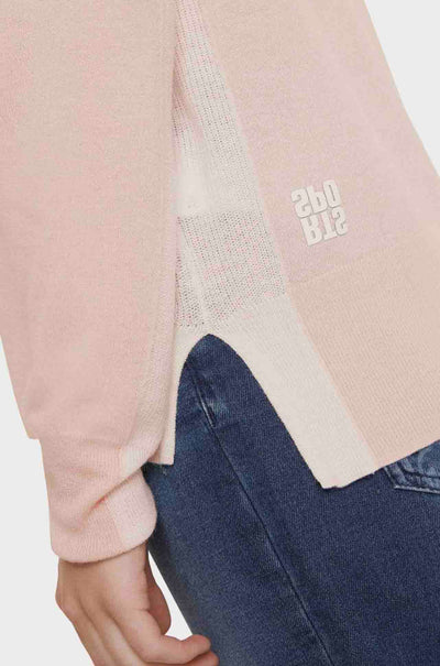 Marc Cain - V-Neck Rib Side Sweater