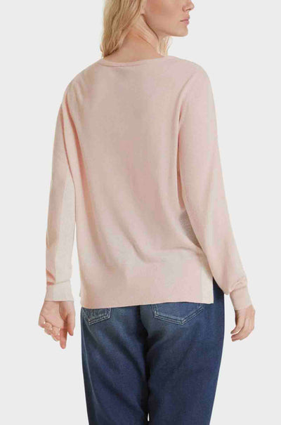Marc Cain - V-Neck Rib Side Sweater
