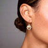Nicole Fendel - Saint Coin Huggie Earrings