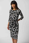 Joseph Ribkoff - Scoop Neck Sheath Dress