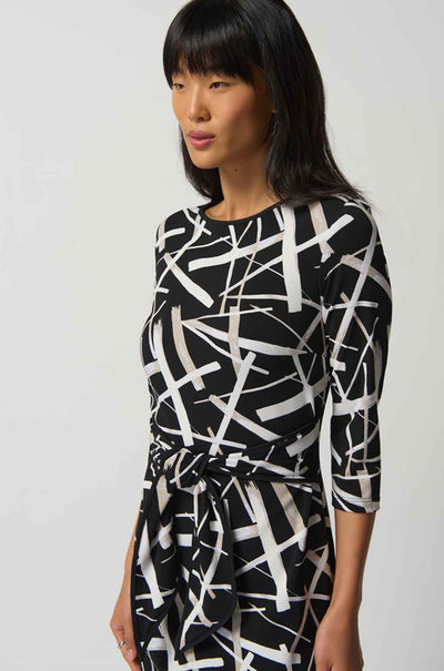 Joseph Ribkoff - Scoop Neck Sheath Dress