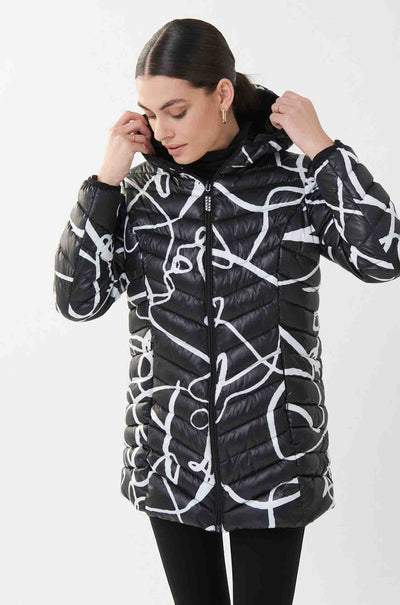 Joseph Ribkoff - Script Print Puffer