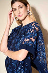 Joseph Ribkoff - Sequin Cape Sheath Dress