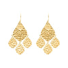 Nicole Fendel - Tulip Petal Earrings in Gold