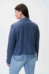 Joseph Ribkoff - Zip Front Jacket w/ Lapel Detailing