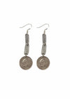 Mulberry Mongoose - Gypsy Snare Coin Earrings