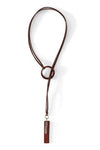 Mulberry Mongoose - Suede Circle & Block Necklace