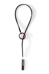 Mulberry Mongoose - Suede Circle & Block Necklace