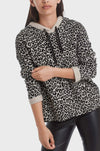 Marc Cain - Cheetah Knit Hooded Sweater