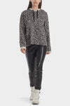 Marc Cain - Cheetah Knit Hooded Sweater