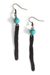 Mulberry Mongoose - Organic Snare Earrings