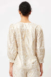 Once Was - Prosperity Cross Front Blouse in Gilded Arcadia